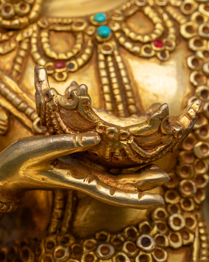 Virupa Copper Statue | Mahasiddha Figurine for Altar & Meditation