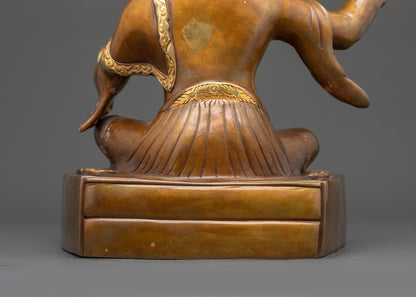 Handmade Deva Guru Rinpoche Statue | Buddhist Guru Yab-Yum Figurine