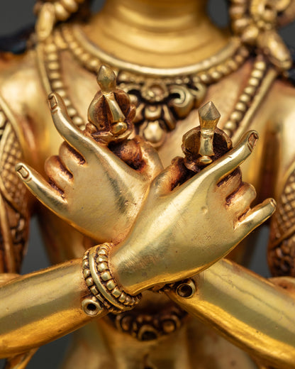 Remarkable Vajradhara Statue – Supreme Buddha of Tantric Buddhism