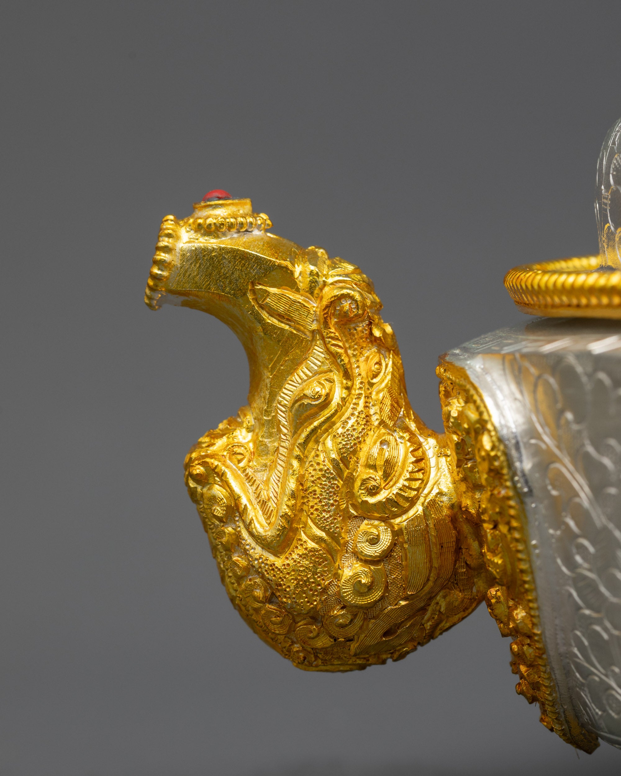 Tibetan Torjang Plate Set | Traditional Himalayan Offering Vessels