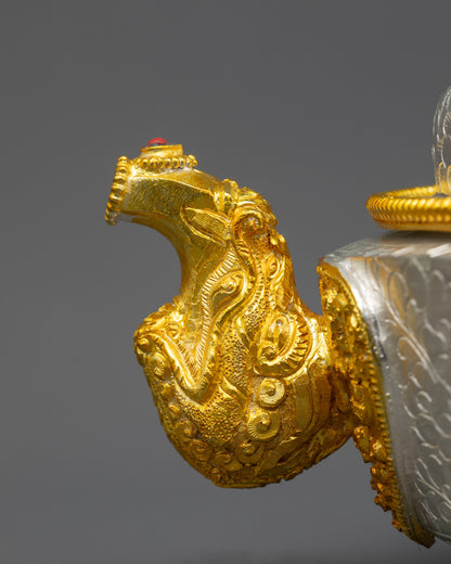 Tibetan Torjang Plate Set | Traditional Himalayan Offering Vessels