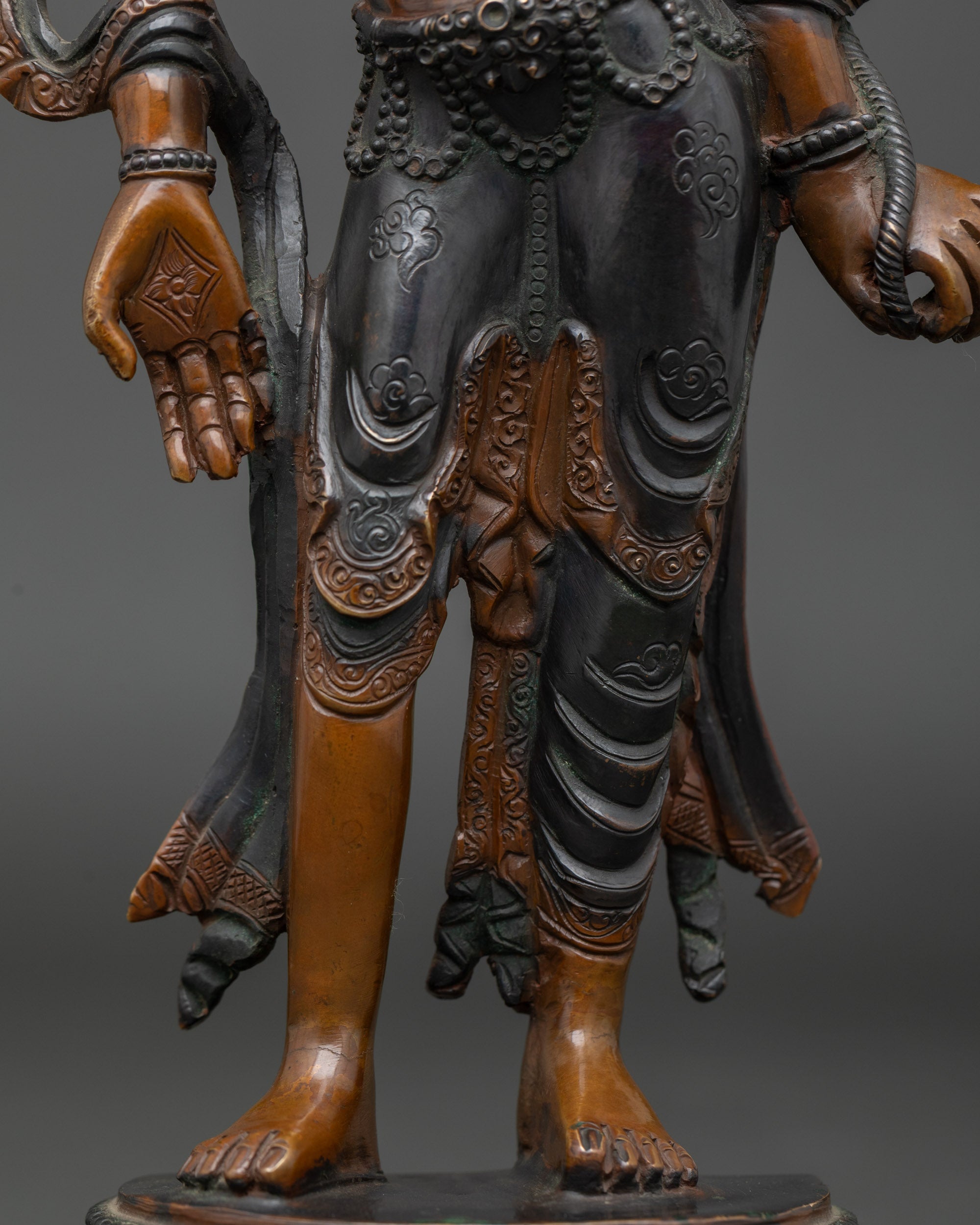 Sacred Chenrezig Statue in Standing Posture | Handcrafted Himalayan Art
