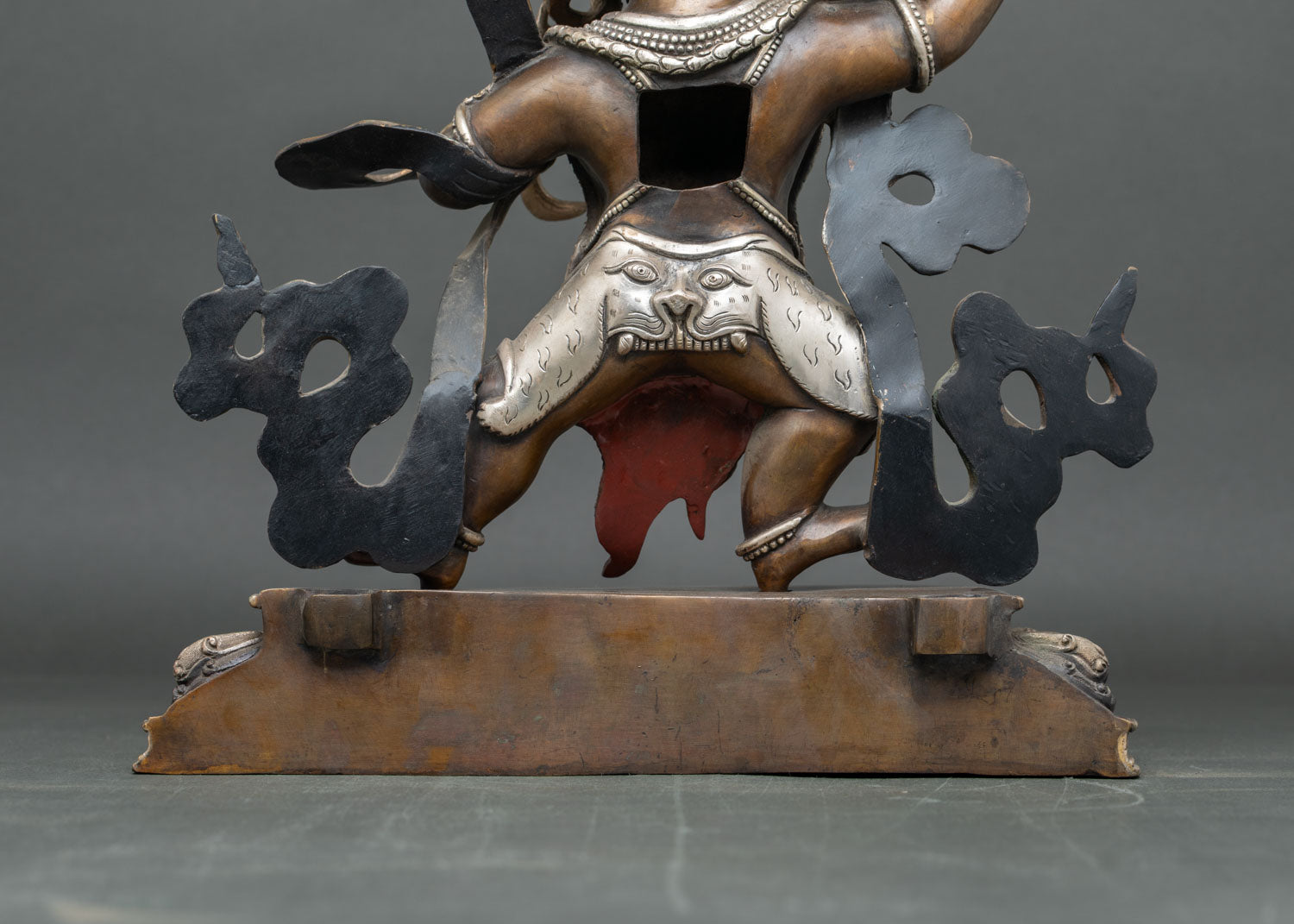 Oxidized Copper Vajrapani Statue | Sacred Tibetan Buddhist Sculpture