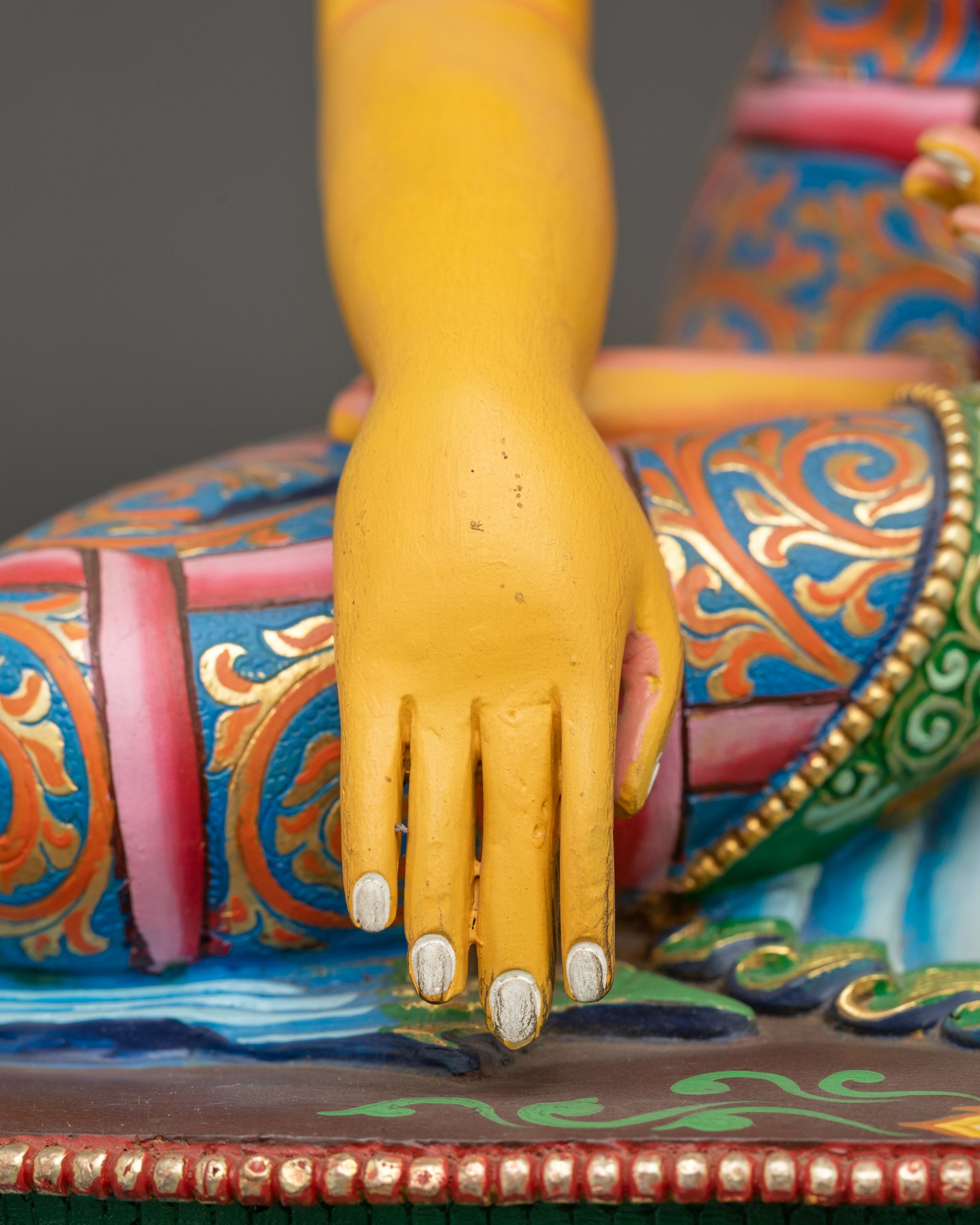 Shakyamuni Buddha Statue | Hand-Painted Enlightened Buddha Figurine