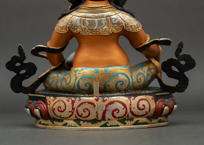 Dzambhala Statue | Handpainted Buddhist Sculpture Nepal