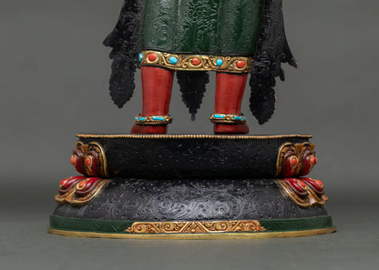Standing Lokeshwor Statue | Traditional Newari Craftsmanship