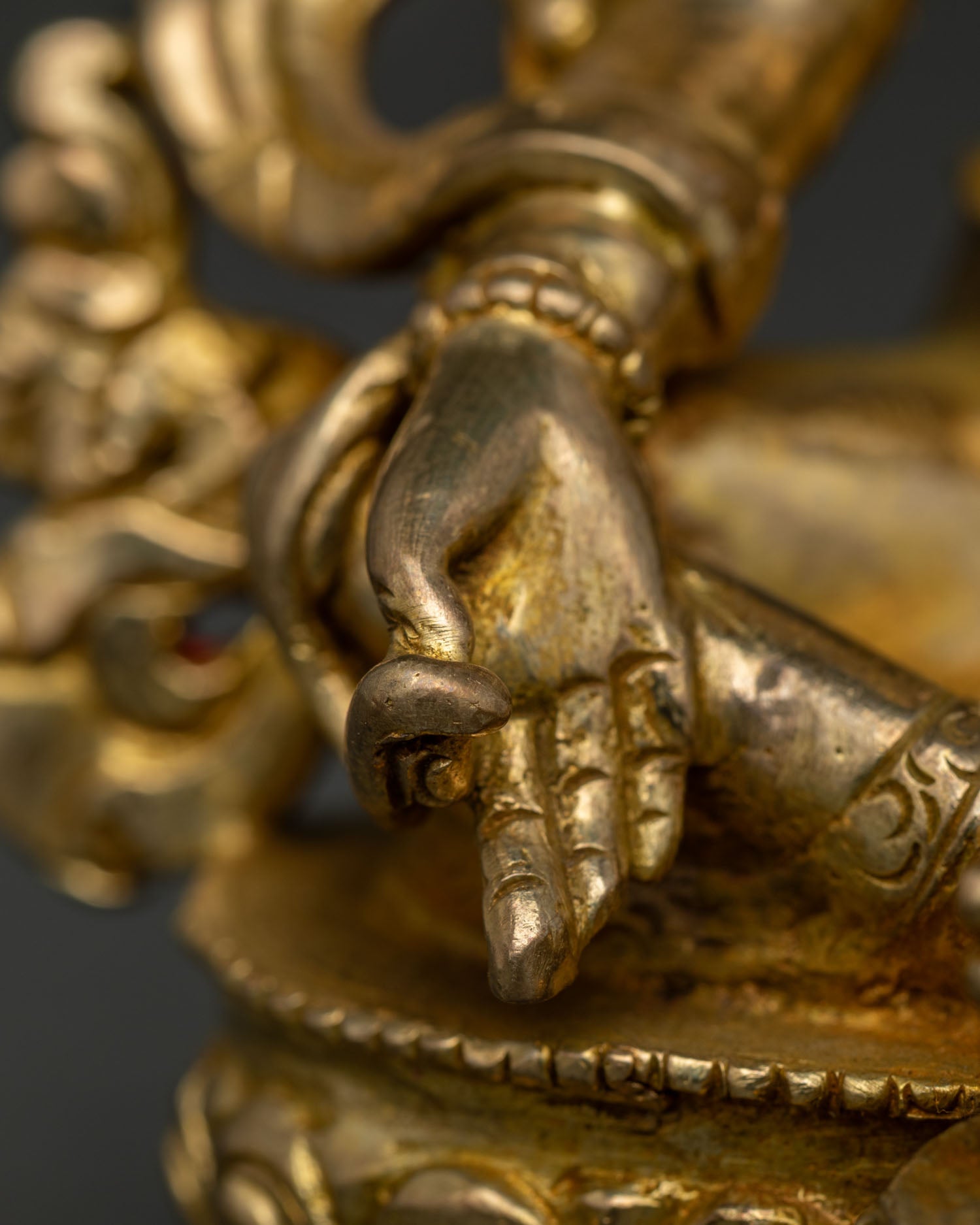 Small Green Tara Statue | Handmade Buddhist Meditation Art