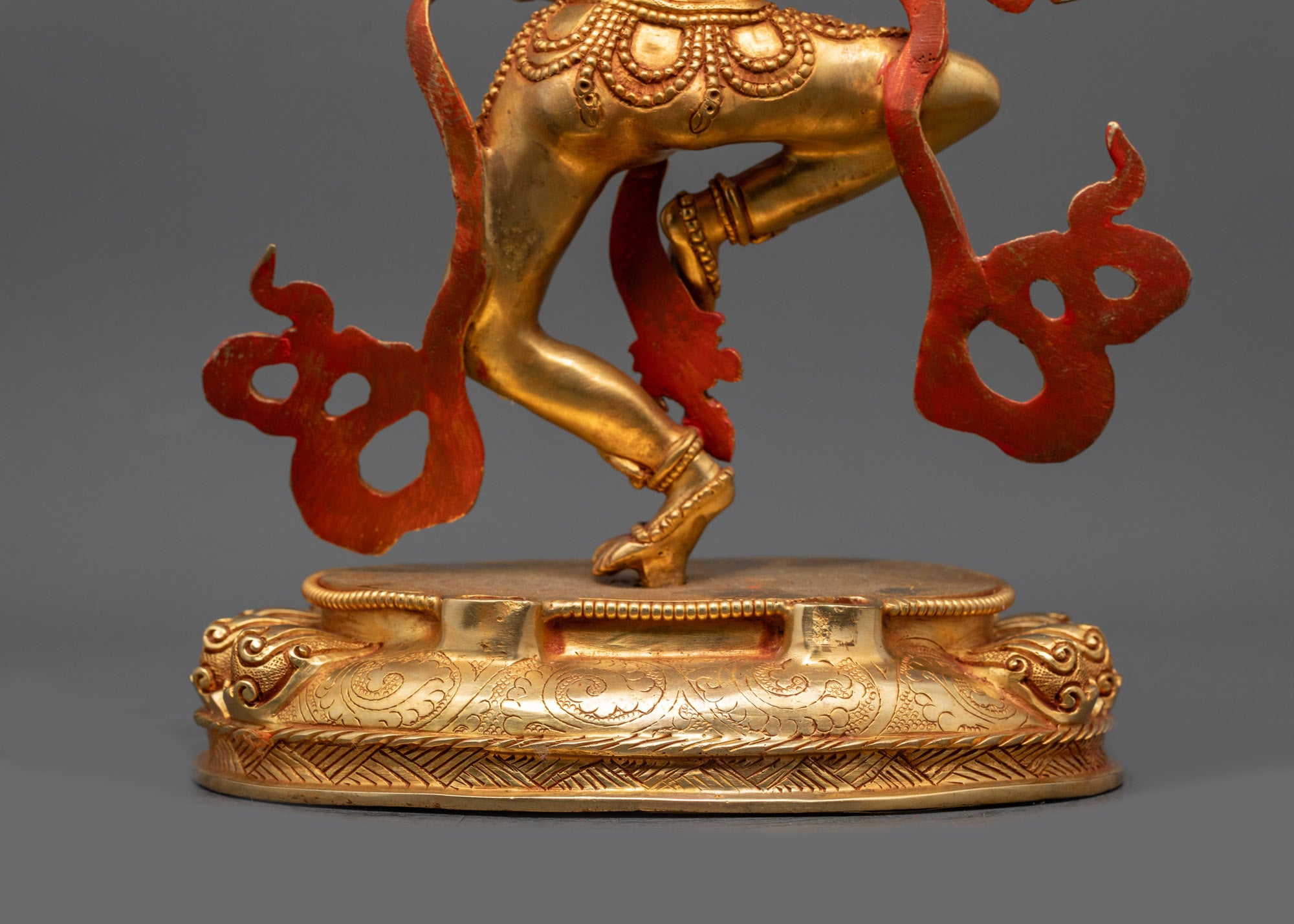 Tantric Deity Machig Labdron Statue | Hand-Carved Spiritual Sculpture