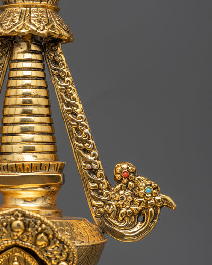 Authentic Shakyamuni Buddha Stupa | Traditional Himalayan Craftsmanship