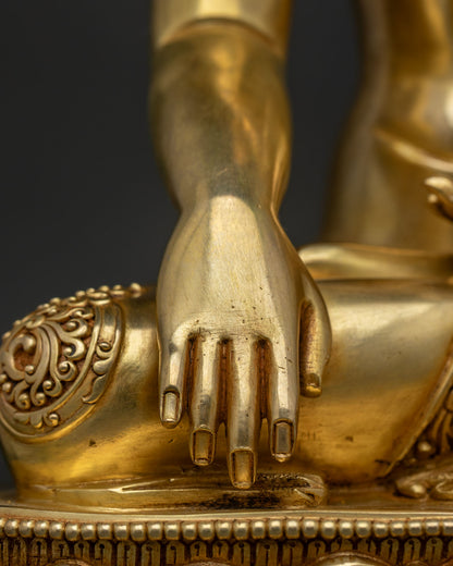 Enlightened Shakyamuni Buddha Statue for Deep Meditation