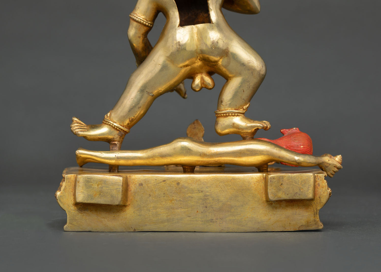 Black Dzambhala Statue | Wealth Protector Deity Art