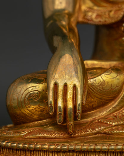 Shakyamuni Buddha Statue | Traditional Newari Craftsmanship