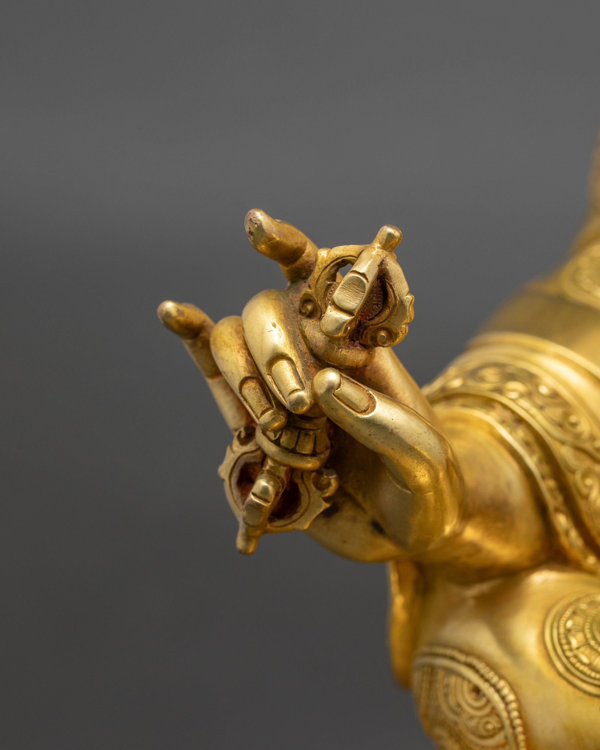 Handcrafted Guru Rinpoche Statue | Buddhist Meditation Decor