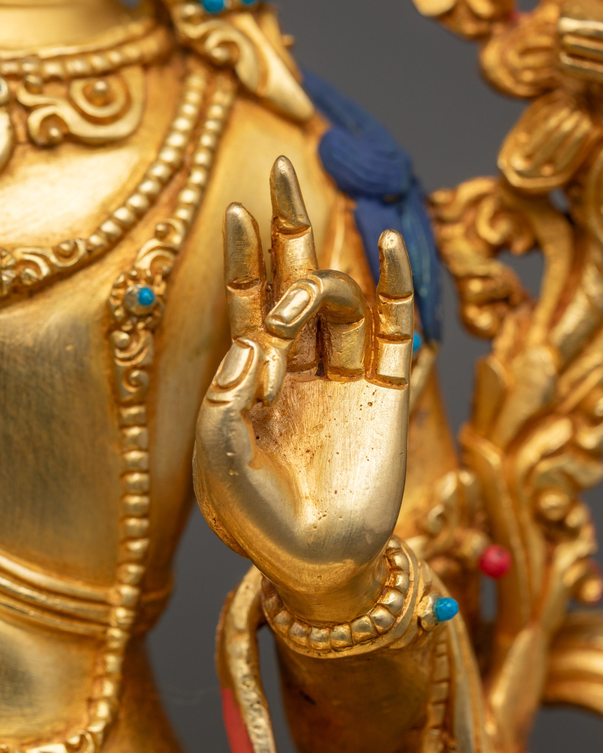 Nepalese Deity Manjushri Statue- Bodhisattva of Wisdom