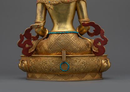 Divine Amitayus Statue | Handcrafted Buddha of Long Life & Wisdom