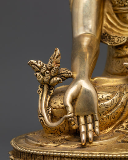Bhaisajyaguru Medicine Buddha Statue | Buddhist Healing Sculpture