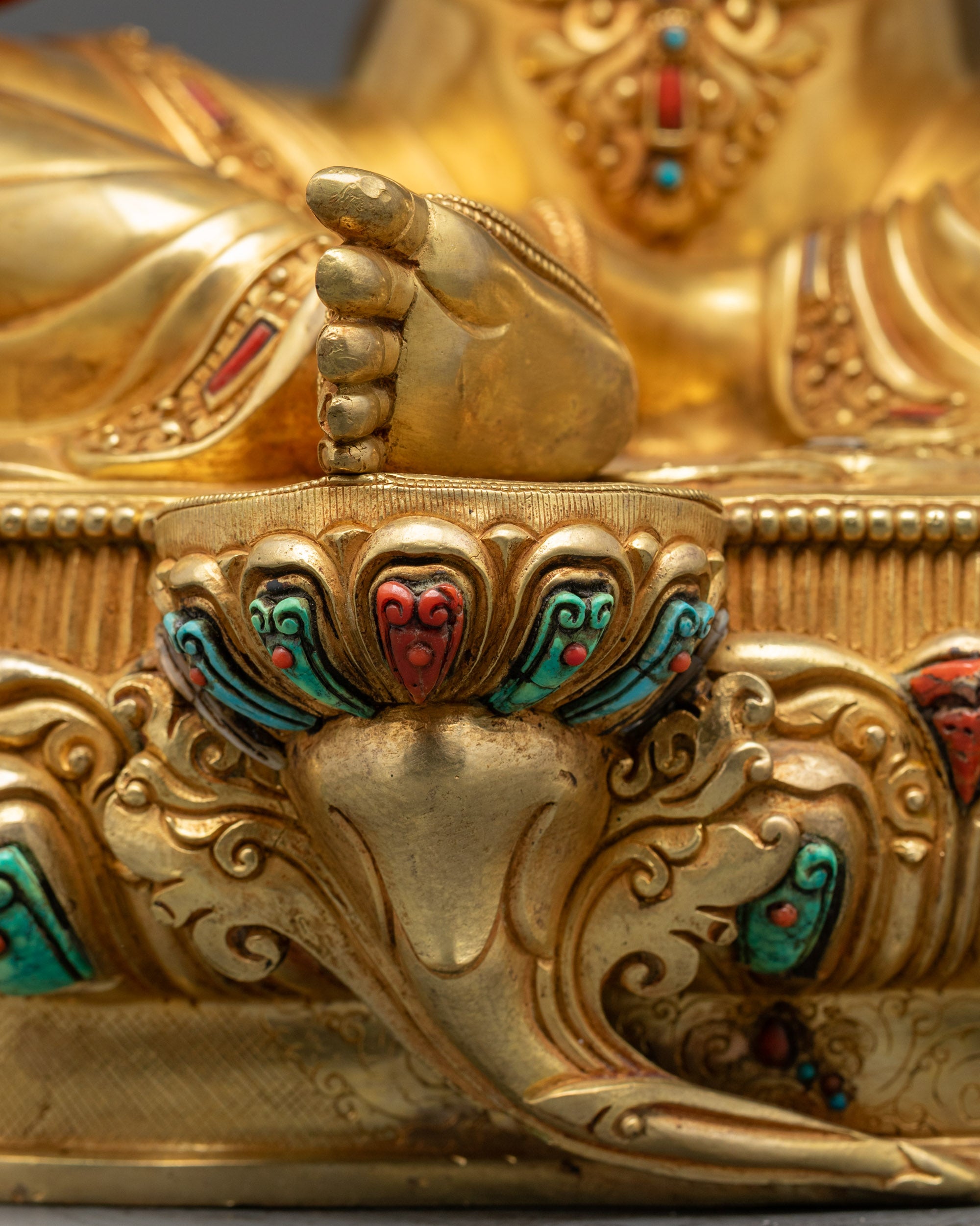 Manifest Tranquility with Green Tara Sculpture | Nepalese Buddhist Art