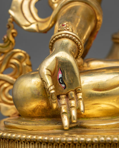 White Tara Meditation Figurine | Enhance Healing and Spiritual Harmony