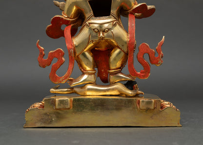 Sakya Mahakala Statue for Spiritual Protection