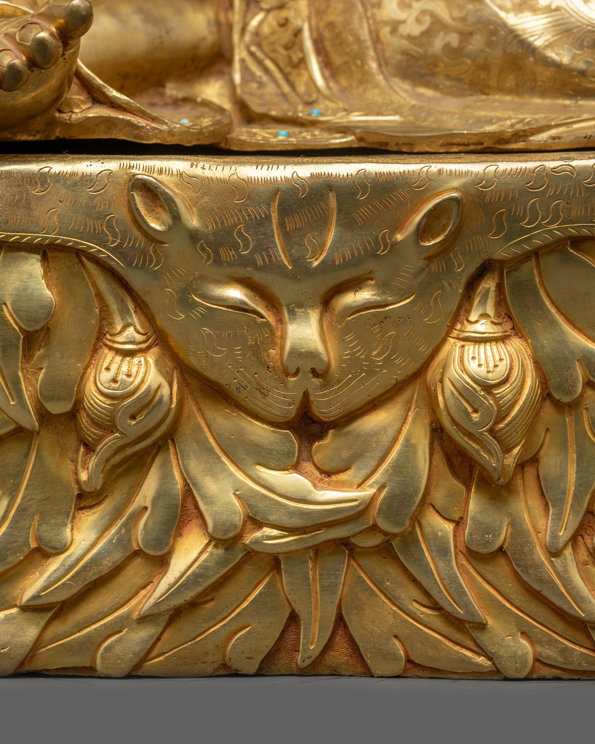 Exquisite Tibetan Yogi Milarepa Statue | Lost-Wax Casted Sculpture