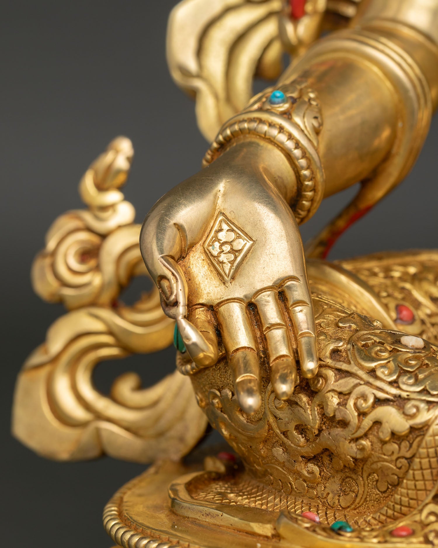 Excellent Green Tara Statue – Goddess of Swift Protection