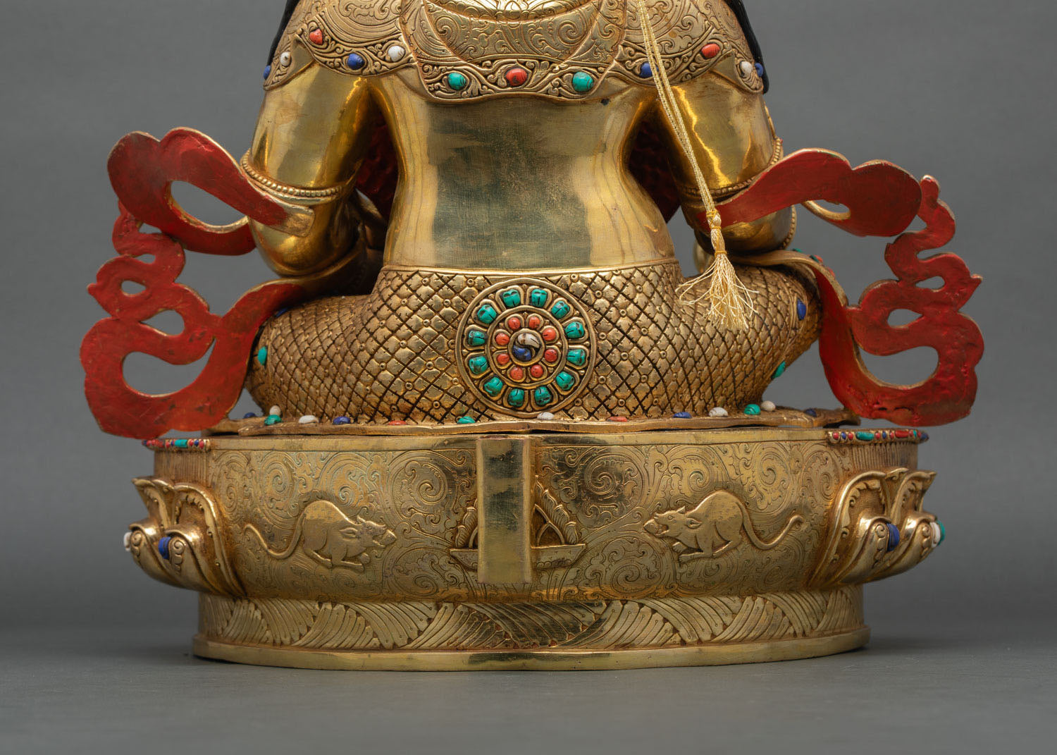 Large Dzambhala Statue | Traditional Buddhist Sacred Artwork