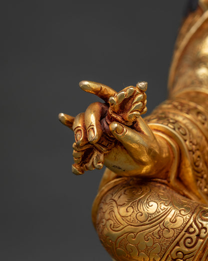 Premium Guru Rinpoche Statue | Enlightened Tibetan Master