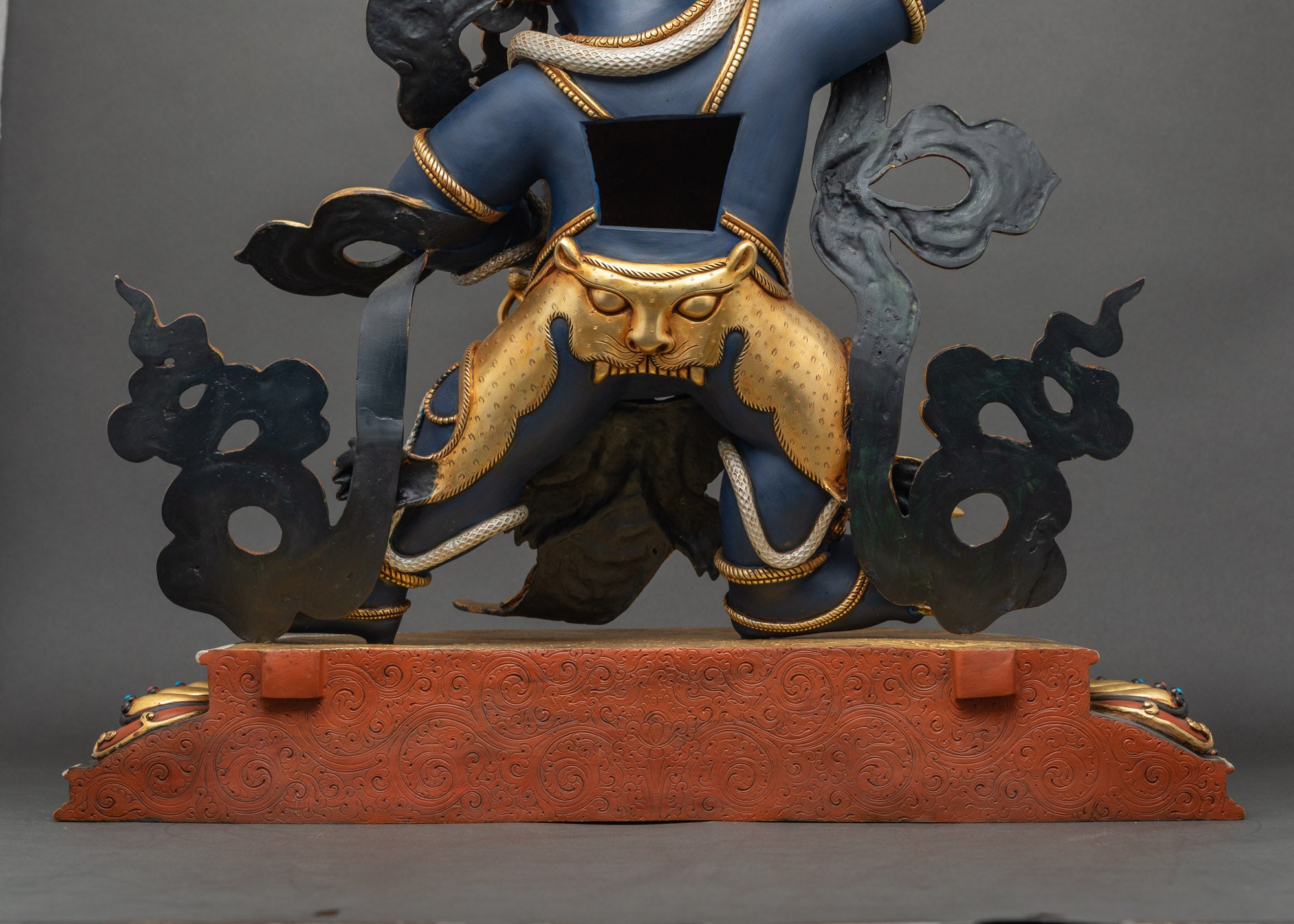 Wrathful Vajrapani Statue | Fierce Buddhist Guardian of the Dharma