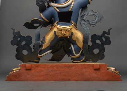 Wrathful Vajrapani Statue | Fierce Buddhist Guardian of the Dharma