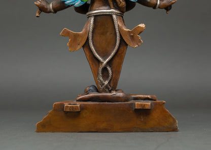Vajrakilaya Statue for Altar – Sacred Buddhist Ritual Sculpture