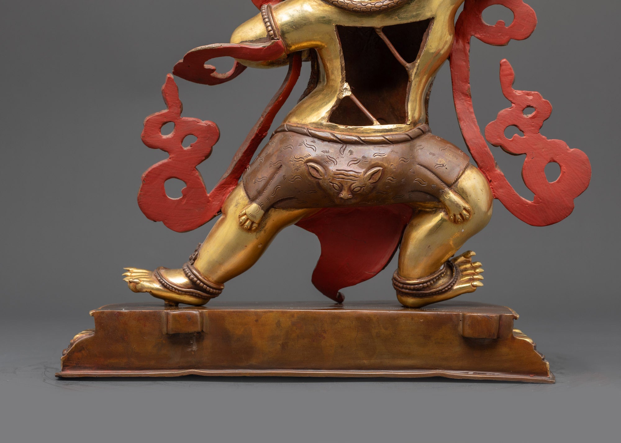 Handmade Bodhisattva Chana Dorje Statue | Buddhist Protector Artwork