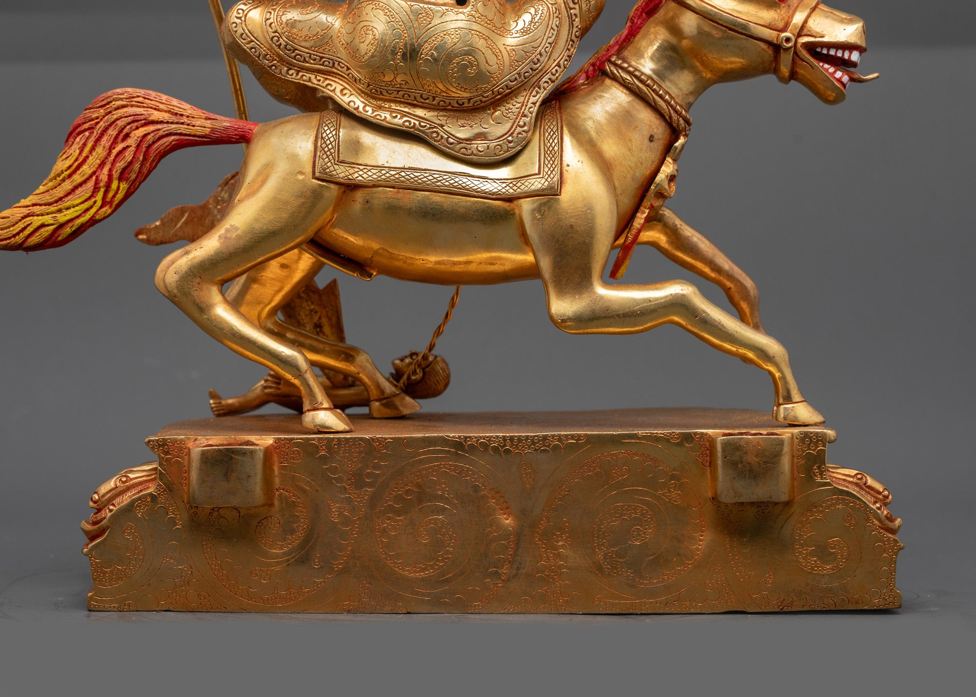 Authentic Tsengo Rolpa Chudan Statue | Himalayan Spiritual Artwork