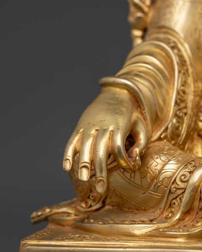 Sacred Trisong Detsen Sculpture | High-Quality Tibetan Buddhist Statue