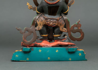 Sakya Mahakala Statue | Tibetan Buddhist Protector Deity