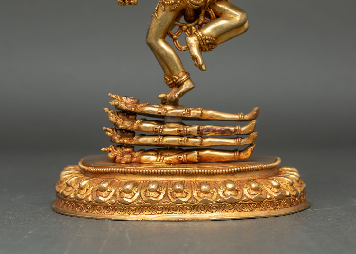 Hevajra Statue | Traditional 24K Gold Gilded Buddhist Art
