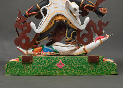 Six-Armed Mahakala Statue | Embody the Strength of the Dharma