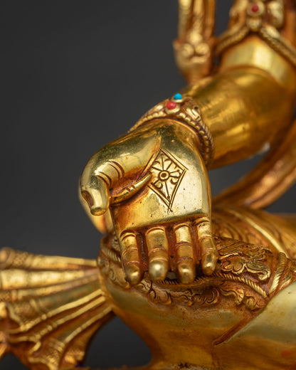 Meditational Green Tara Statue | Lovingly Handcrafted in Nepal