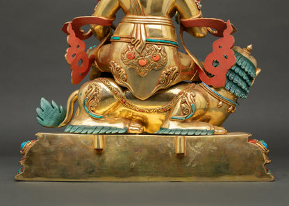 Vaishravana Namtoshe Statue | Vajrayana Buddhist Wealth Guardian Icon