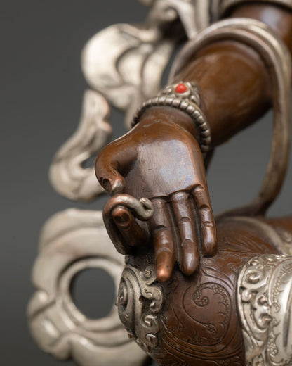 Green Tara Statue - Traditional Nepalese Sacred Artwork