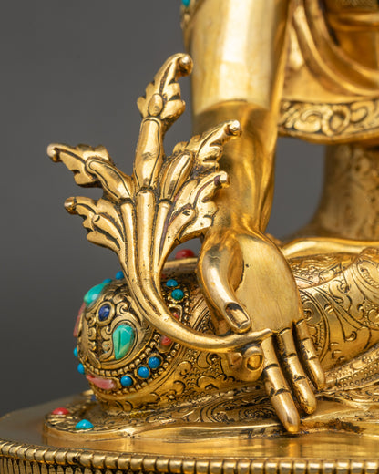 Three Buddha Statue Collection | Traditional Nepalese Buddhist Art