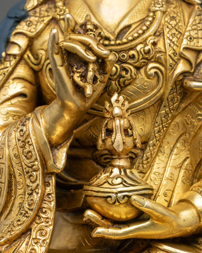 Handmade Tsokye Dorje Statue | Buddhist Master Figurine from Nepal