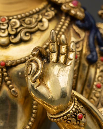 Manjushri Statue | Authentic Buddhist Art from Nepal