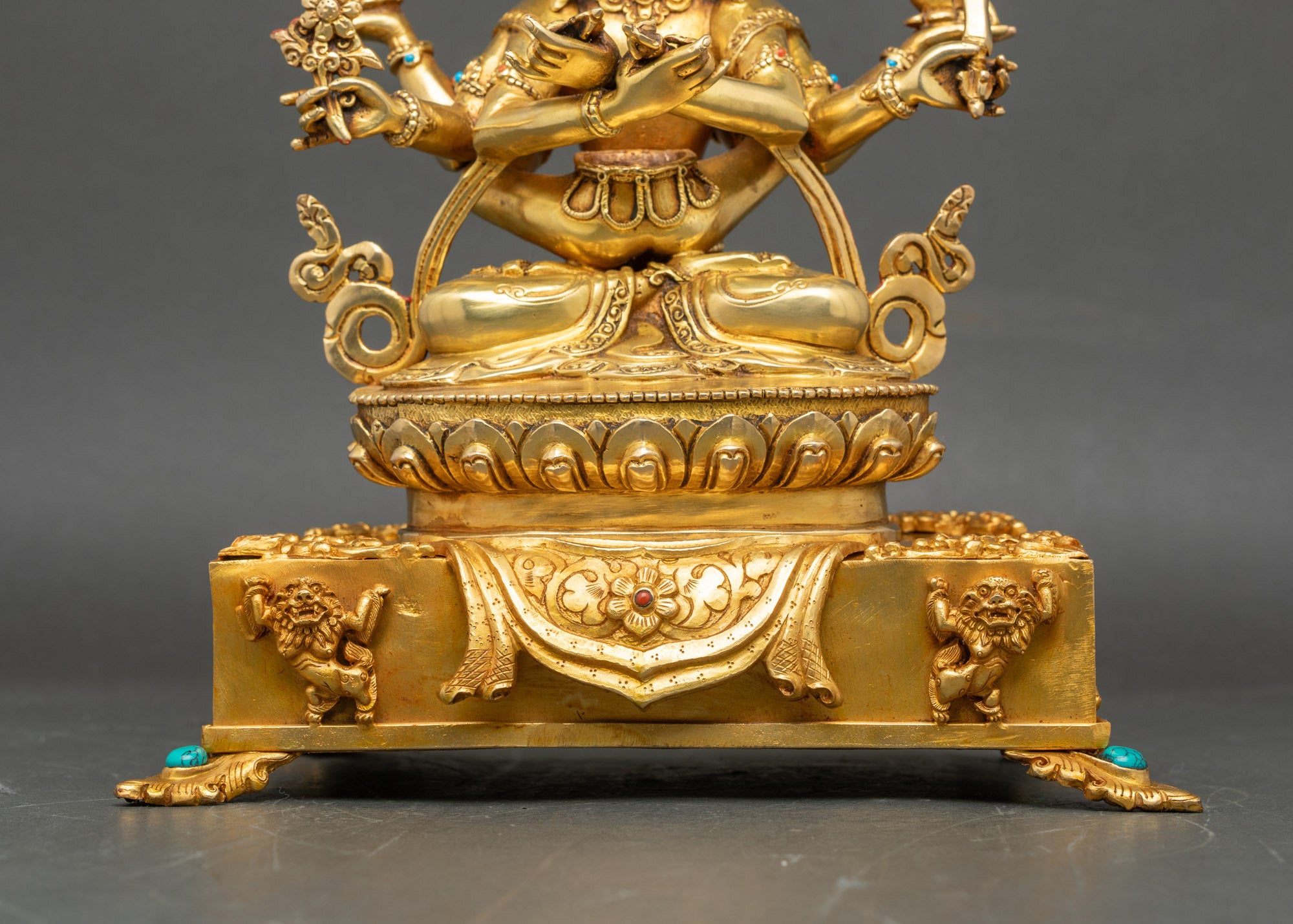 Guhyasamaja and Consort Statue - Vajrayana Tantric Meditation Deity