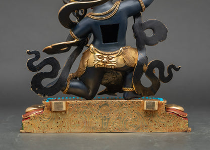 Wrathful Achala Meditation Statue | Handcrafted Buddhist Sculpture