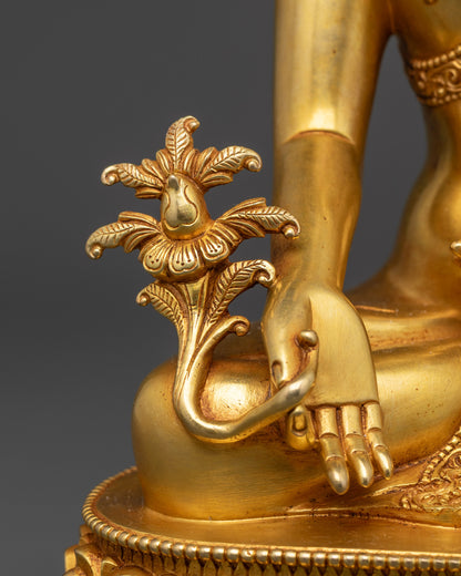 8" Tathagata Medicine Buddha Statue | Handcrafted Healing Sculpture