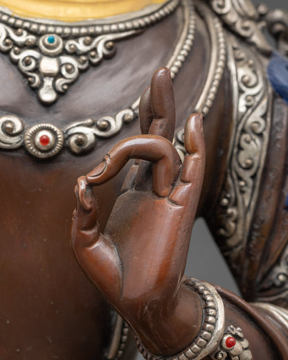 Bodhisattva Manjushree Sculpture for Wisdom and Spiritual Power