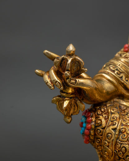 Guru Rinpoche Statue | The Second Buddha Handmade Himalayan Art