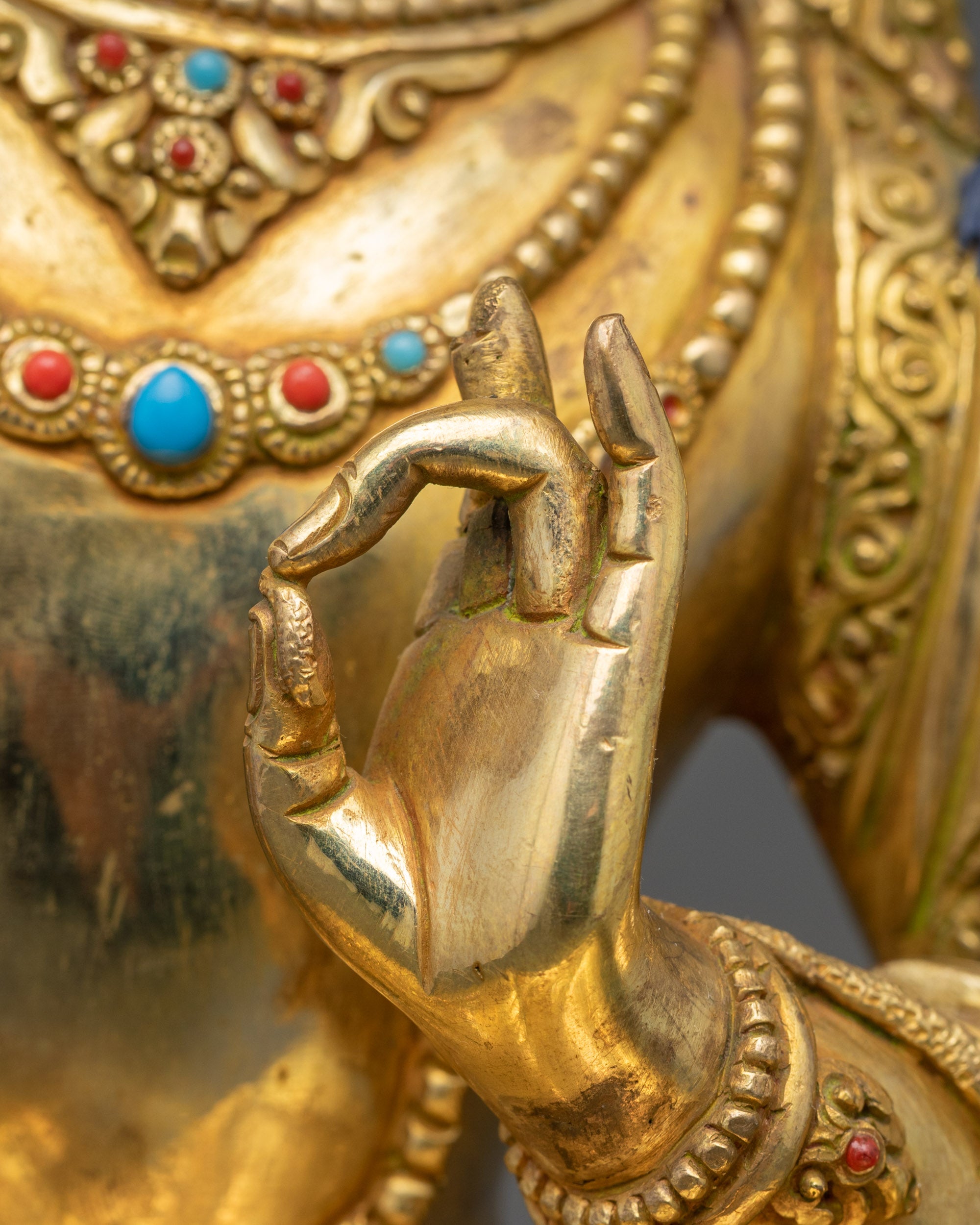 Handcrafted Manjushri Statue | Buddhist Symbol of Supreme Wisdom