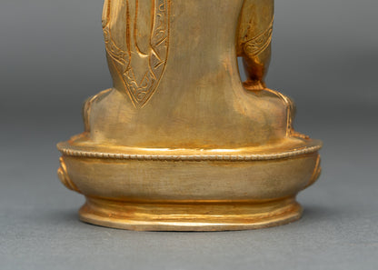 Enlightened Buddha Shakyamuni Statue for Meditation Practice