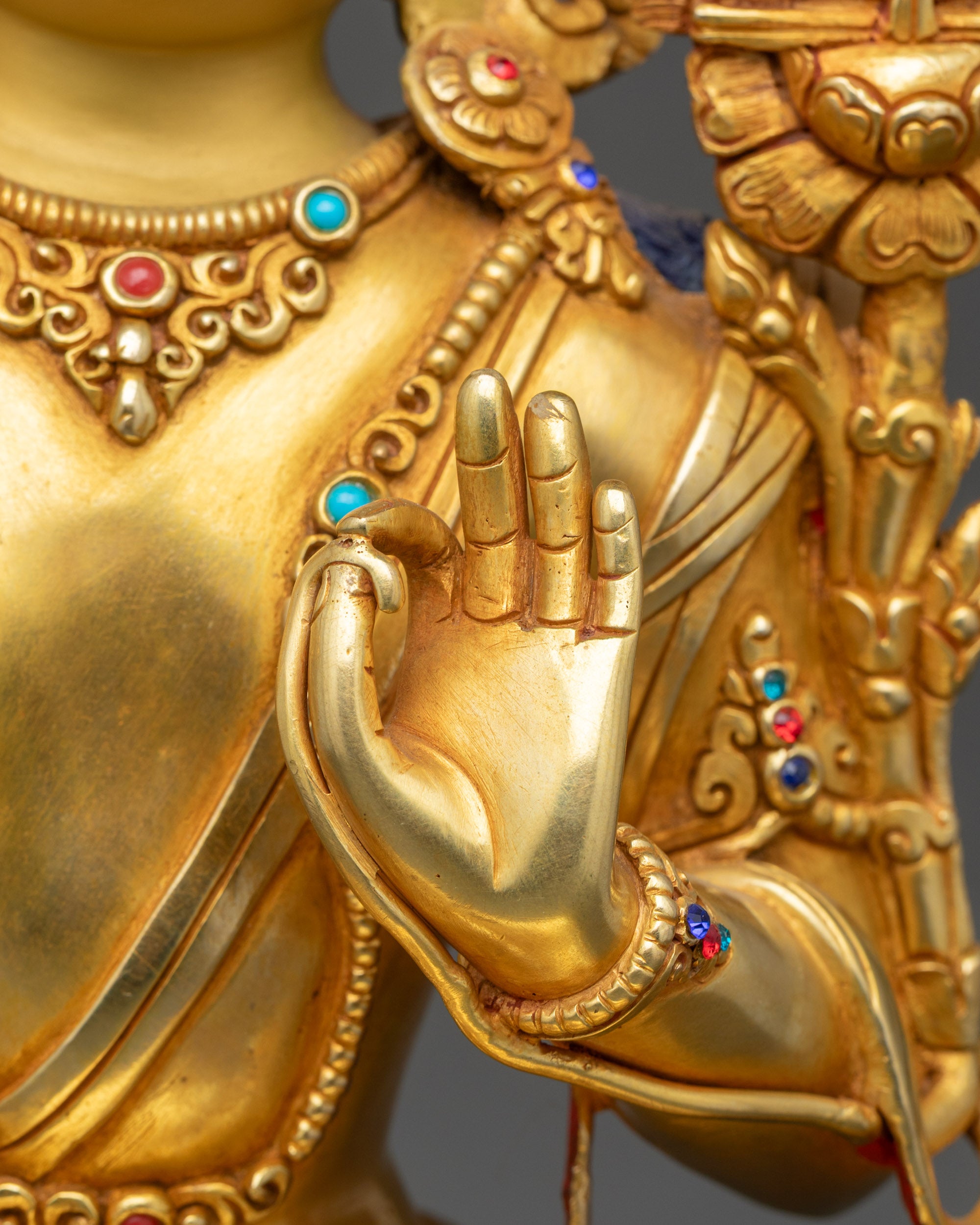 Bodhisattva Manjushri Statue for Inner Peace and Mental Clarity